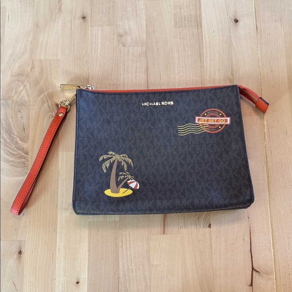 Michael Kors Jet, Set, Go Clutch